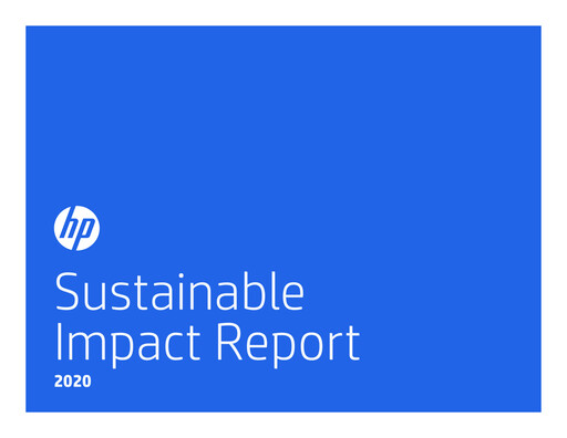 Thumbnail HP Sustainability Report 2020