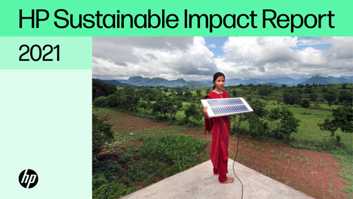 Thumbnail HP Sustainability Report 2021
