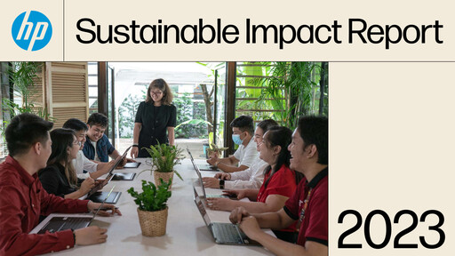Thumbnail HP Sustainability Report 2023