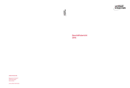 Thumbnail United Internet Annual Report 2016