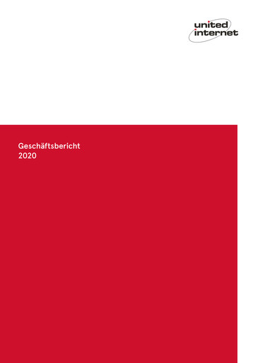 Thumbnail United Internet Annual Report 2020