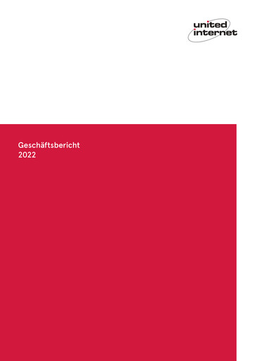 Thumbnail United Internet Annual Report 2022