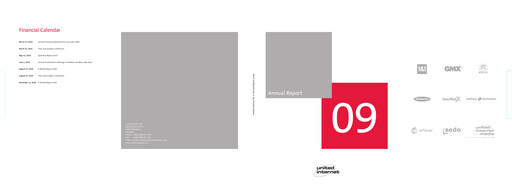 Thumbnail United Internet Annual Report 2009