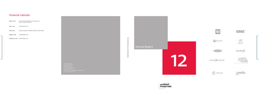 Thumbnail United Internet Annual Report 2012