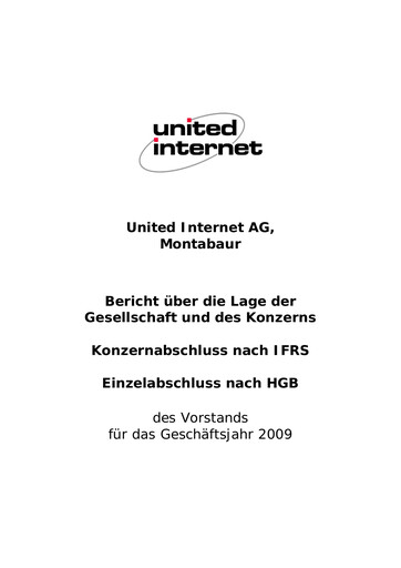 Thumbnail United Internet Financial Statement 2009