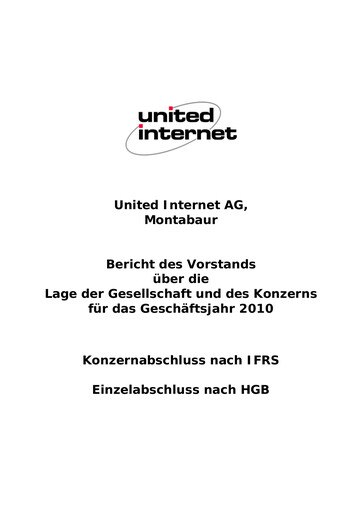 Thumbnail United Internet Financial Statement 2010
