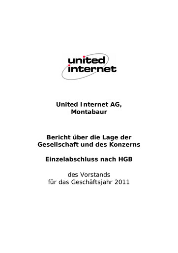 Thumbnail United Internet Financial Statement 2011
