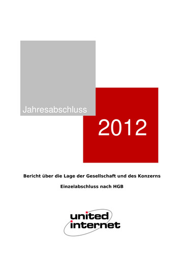 Thumbnail United Internet Financial Statement 2012