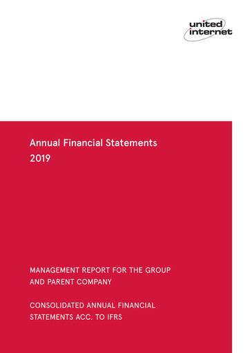 Thumbnail United Internet Financial Statement 2019
