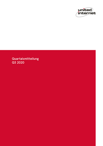 Thumbnail United Internet Quarterly Report 2020-q3