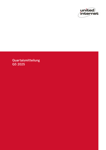 Thumbnail United Internet Quarterly Report 2025-q3