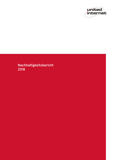 Thumbnail United Internet Sustainability Report 2018