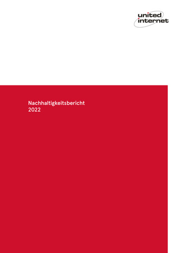 Thumbnail United Internet Sustainability Report 2022