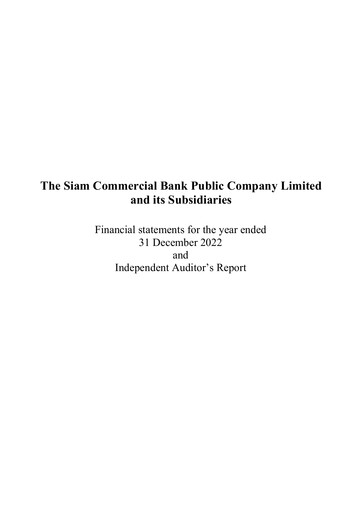Thumbnail SCB (Siam Commercial Bank)
 Financial Statement 2022