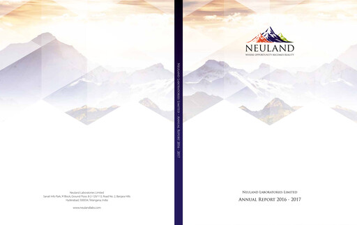 Thumbnail Neuland Laboratories Annual Report 2016-2017