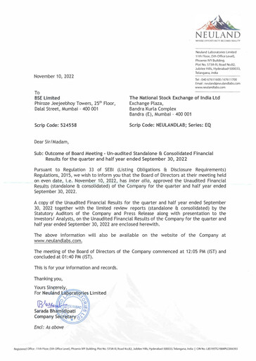 Vorschaubild Neuland Laboratories Quartalsbericht 2022-q2