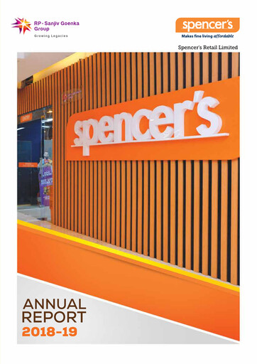 Thumbnail Spencer's Retail
 Annual Report 2018-2019