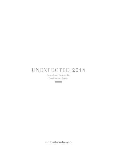 Thumbnail Unibail-Rodamco-Westfield Annual Report 2014