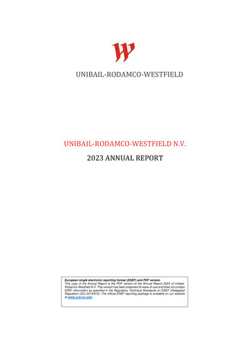 Thumbnail Unibail-Rodamco-Westfield Annual Report 2023