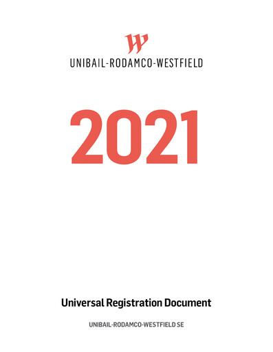 Vorschaubild Unibail-Rodamco-Westfield Universelles Registrierungsdokument 2021