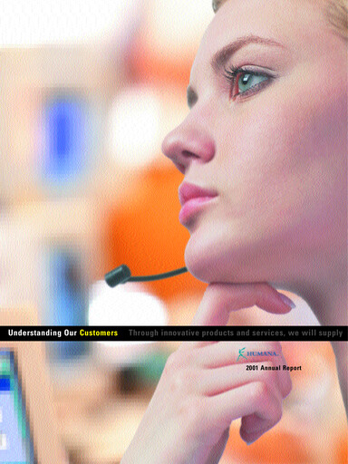 Thumbnail Humana Annual Report 2001