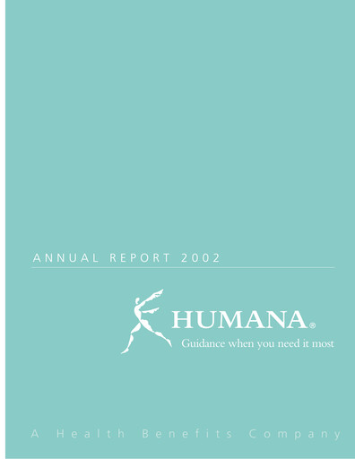 Thumbnail Humana Annual Report 2002