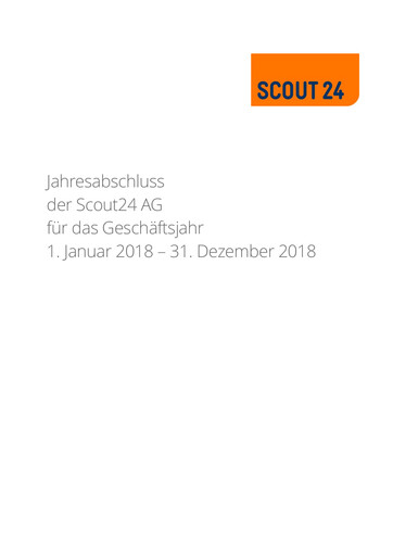 Thumbnail Scout24 (ImmoScout24) Financial Statement 2018