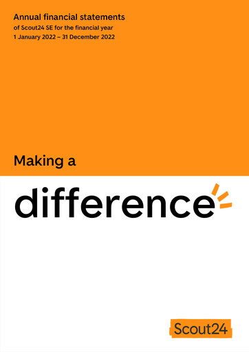 Thumbnail Scout24 (ImmoScout24) Financial Statement 2022