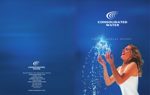 Thumbnail Consolidated Water Annual Report 2005
