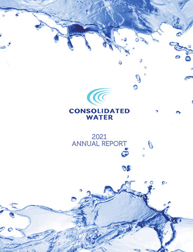 Thumbnail Consolidated Water Annual Report 2021