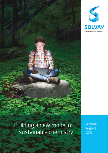 Thumbnail Solvay Annual Report 2013
