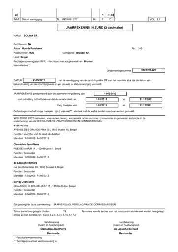 Vorschaubild Solvay Finanzmitteilung 2012