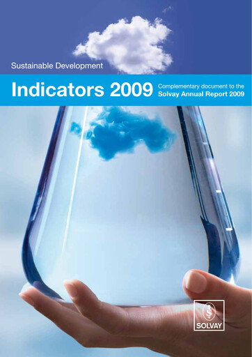 Thumbnail Solvay Sustainability Report 2009