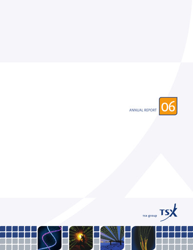 Thumbnail TMX Group
 Annual Report 2006