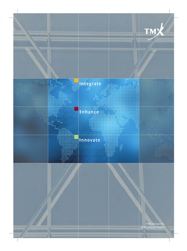 Thumbnail TMX Group
 Annual Report 2008