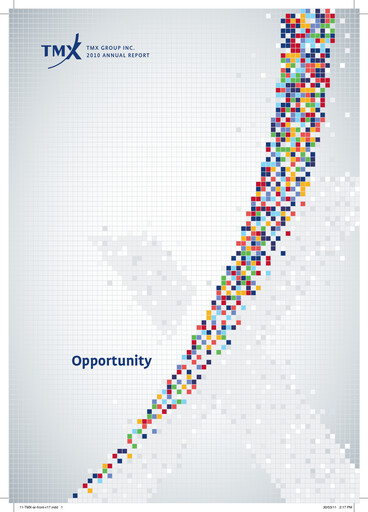 Thumbnail TMX Group
 Annual Report 2010
