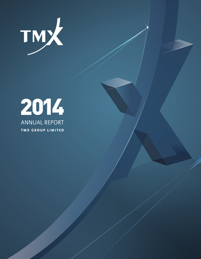 Thumbnail TMX Group
 Annual Report 2014