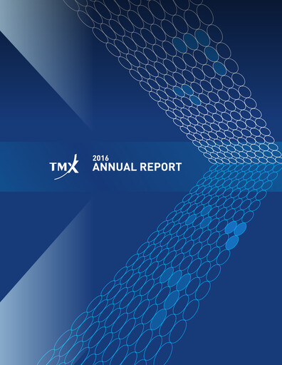 Thumbnail TMX Group
 Annual Report 2016