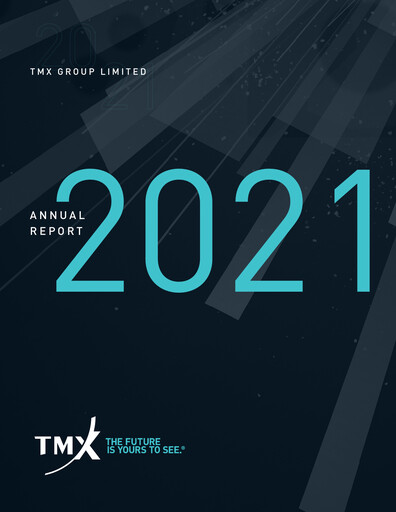 Thumbnail TMX Group
 Annual Report 2021