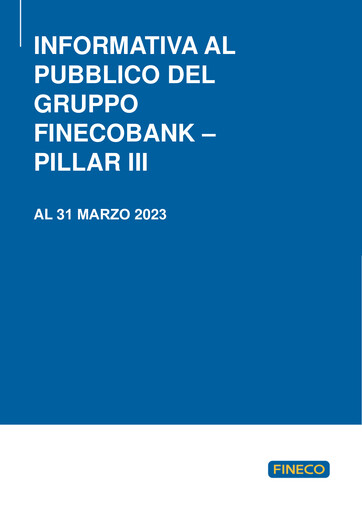 Thumbnail FinecoBank
 Quarterly Report 2023-q1