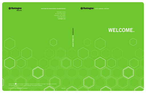 Thumbnail Huntington Bancshares
 Annual Report 2010