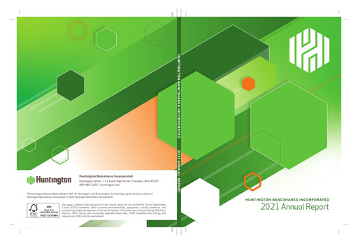 Thumbnail Huntington Bancshares
 Annual Report 2021