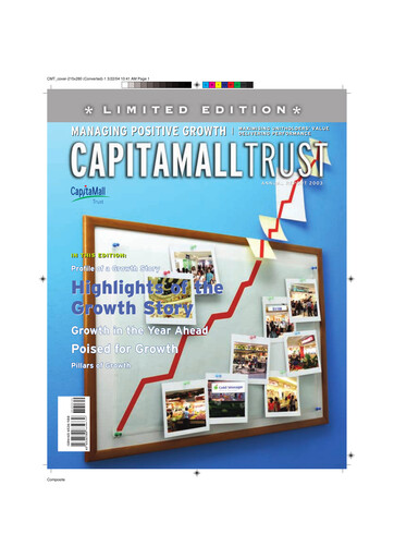 Thumbnail CapitaLand Mall Trust Annual Report 2003