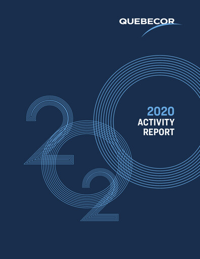 Thumbnail Quebecor Annual Report 2020
