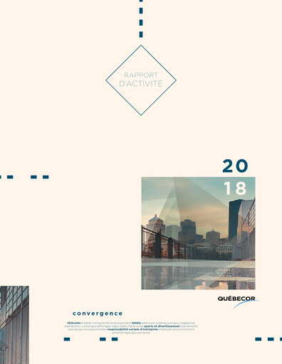 Thumbnail Quebecor Annual Report 2018
