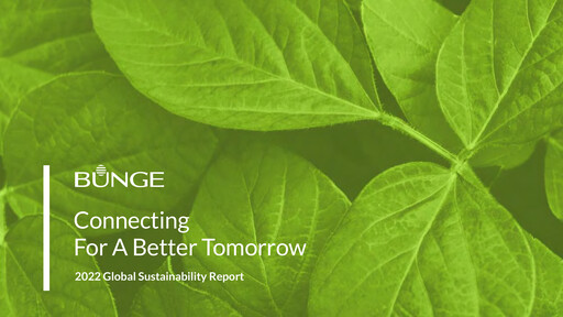 Thumbnail Bunge Global SA Sustainability Report 2022