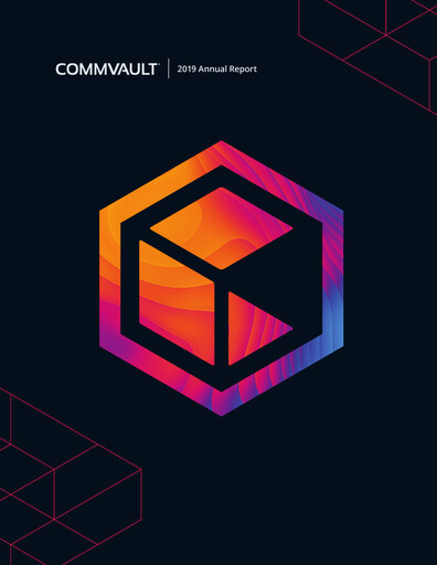 Miniature Commvault Rapport annuel 2018-2019