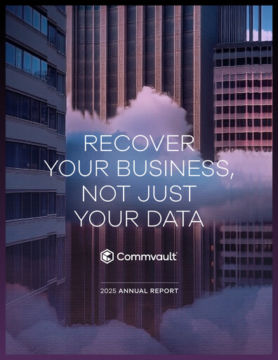 Miniature Commvault Rapport annuel 2024-2025