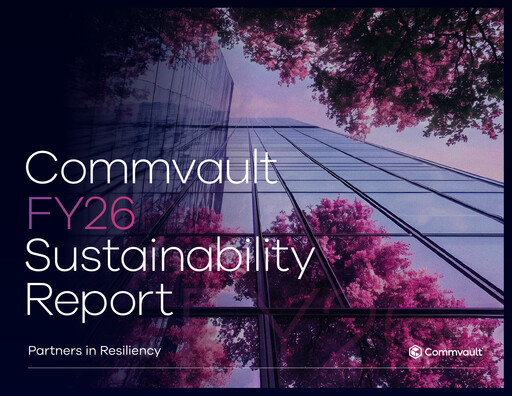 Miniature Commvault Rapport de durabilité 2025-2026