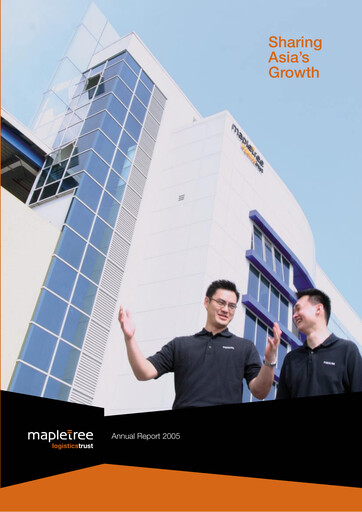 Thumbnail Mapletree Logistics Trust Annual Report 2005